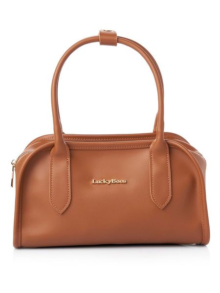 Lucky Bees Torebka w kolorze jasnobrązowym - 28 x 16 x 11 cm rozmiar: onesize. Brązowe torebki klasyczne Lucky Bees, bez wzorów, z materiału, bez dodatków. Za 100,28 zł.