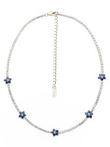 U.S. Polo Assn. Pozłacany naszyjnik z kryształami - dł. 34 cm rozmiar: onesize. Niebieskie naszyjniki U.S. Polo Assn., z kryształem, metalowe. Za 205,93 zł.