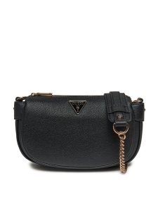 Guess Torebka HWBG95 19170 Czarny. Czarne listonoszki Guess, z aplikacjami, ze skóry, bez dodatków. Za 309,99 zł.
