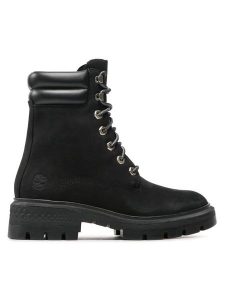 Timberland Trapery Cortina Valley TB0A5NBY0151 Czarny. Czarne buty zimowe Timberland, z nubiku, bez obcasa, bez zapięcia. Za 849,99 zł.