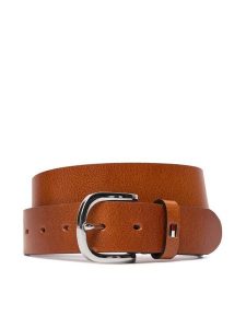Tommy Hilfiger Pasek New Danny Belt WW0WW11590 Brązowy. Brązowe paski TOMMY HILFIGER, bez wzorów, ze skóry. Za 148,99 zł.