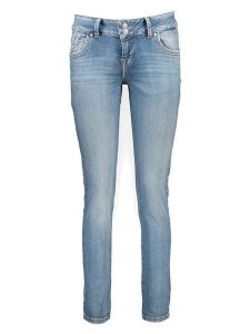 LTB Dżinsy - Skinny fit - w kolorze błękitnym rozmiar: W32/L34. Niebieskie jeansy LTB, z aplikacjami, ze skóry. Za 139,95 zł.