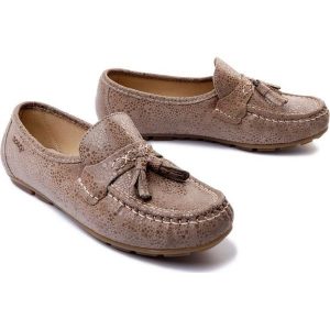 SOLO 018W BEZ KD f-n, półbuty damskie. Brązowe czółenka Solo, bez wzorów, bez obcasa, na koturnie, bez zapięcia. Za 104,95 zł.