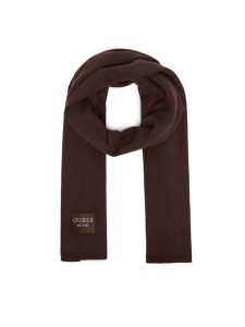 Guess Szalik AW5632 VIS03 Brązowy. Brązowe rękawiczki Guess, z aplikacjami, z wiskozy. Za 234,99 zł.