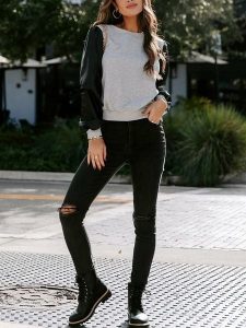 LA Angels Bluza w kolorze szaro-czarnym rozmiar: XL. Czarne bluzy LA Angels, xl, bez wzorów, bez kaptura. Za 126,99 zł.