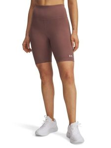 Under Armour Szorty kolarskie w kolorze jasnobrązowym rozmiar: M. Brązowe spodenki sportowe Under Armour, m, bez wzorów, z materiału, rowerowe. Za 113,36 zł.