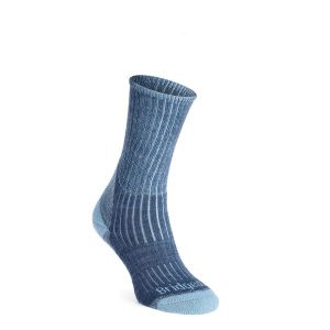 Skarpety trekkingowe Bridgedale Hike Mid Merino C Boot. Niebieskie skarpetki Bridgedale, bez wzorów. Za 87,99 zł.