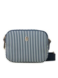 Tommy Hilfiger Torebka Poppy Summer Camera Bag AW0AW17231 Granatowy. Niebieskie listonoszki TOMMY HILFIGER, bez wzorów, z materiału, bez dodatków. Za 249,99 zł.