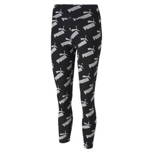 Legginsy damskie Puma AMPLIFIED AOP. Czarne legginsy Puma, bez wzorów, z bawełny. Za 97,99 zł.