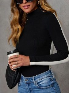 LA Angels Bluzka w kolorze czarno-białym rozmiar: XL. Białe bluzki LA Angels, xl, bez wzorów, bez kołnierzyka, bez ramiączek. Za 118,28 zł.