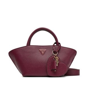Torebka Guess. Czerwone torebki klasyczne Guess, z aplikacjami, bez dodatków. Za 469,99 zł.