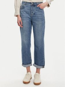 Marella Jeansy Tomboy 2523186074 Niebieski Loose Fit. Niebieskie jeansy Marella, bez wzorów, z bawełny. Za 579,99 zł.