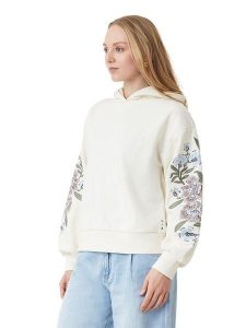 Scotch & Soda Bluza w kolorze kremowym rozmiar: XS. Brązowe bluzy Scotch & Soda, xs, bez wzorów, z kapturem. Za 162,11 zł.