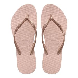 Klapki Havaianas Model 4000030 Kolor Brąz. Brązowe klapki Havaianas, bez wzorów, z gumy, bez obcasa. Za 72,00 zł.