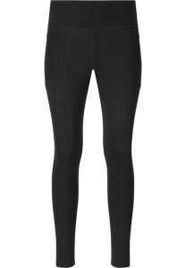 Damskie legginsy Endurance Clarane. Czarne legginsy ENDURANCE, bez wzorów, z materiału, długie. Za 200,10 zł.