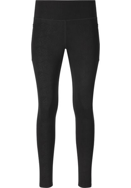 Damskie legginsy Endurance Clarane. Czarne legginsy ENDURANCE, bez wzorów, z materiału, długie. Za 183,05 zł.