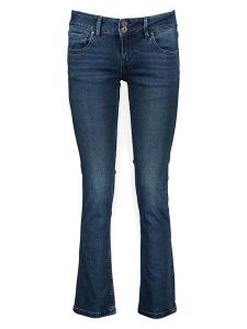 Pepe Jeans Dżinsy - Slim fit - w kolorze granatowym rozmiar: W27/L30. Niebieskie jeansy Pepe Jeans, z aplikacjami, z jeansu. Za 197,17 zł.