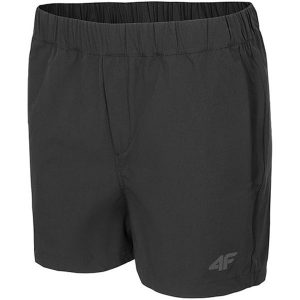 4F Szorty funkcyjne w kolorze czarnym rozmiar: S. Czarne spodenki sportowe 4f, s, bez wzorów, z materiału, outdoorowe. Za 37,30 zł.