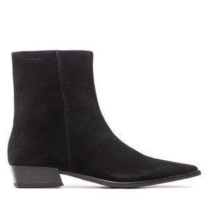 Botki Vagabond Shoemakers. Czarne botki Vagabond Shoemakers, bez wzorów, bez obcasa, na płaskiej podeszwie, bez zapięcia. Za 519,99 zł.