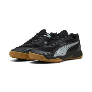 Halowe buty sportowe Solarflash III PUMA. Czarne buty sportowe Puma, bez wzorów, bez zapięcia. Za 299,00 zł.