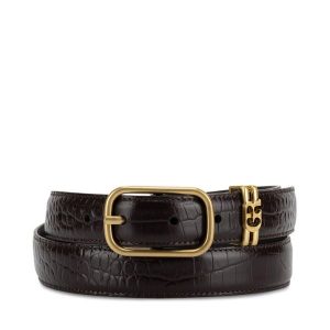 Pasek Damski GINO ROSSI. Brązowe paski Gino Rossi, bez wzorów. Za 129,99 zł.