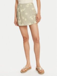 RVCA Spódnica mini Reform 23B141501 Zielony Regular Fit. Zielone spódnice RVCA, m, bez wzorów, z bawełny, mini. Za 179,99 zł.