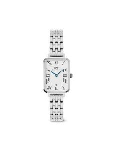 Daniel Wellington Zegarek Quadro DW00100864 Srebrny. Szare, analogowe zegarki Daniel Wellington. Za 979,99 zł.