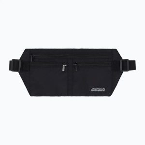 Saszetka nerka American Tourister Rfid Money Belt. Czarne nerki i saszetki AMERICAN TOURISTER, bez wzorów, z materiału. Za 52,99 zł.