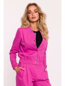 Made of emotion Bluza w kolorze różowym rozmiar: S. Różowe bluzy Made Of Emotion, s, bez wzorów, z bawełny, bez kaptura. Za 193,24 zł.