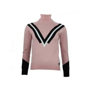 Damski sweter z golfem Peak Mountain Adonie. Czerwone golfy Peak Mountain, bez wzorów. Za 236,00 zł.