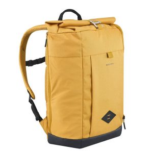 Plecak turystyczny Quechua NH500 Escape Rolltop 23 litry. Żółte plecaki QUECHUA. Za 129,99 zł.