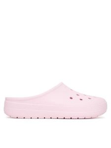 Crocs Klapki Classic Low Profile Clog 211139 Różowy. Czerwone klapki Crocs, bez wzorów, z tworzywa sztucznego, bez obcasa. Za 169,99 zł.