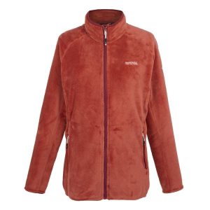 Bluza Polarowa Damska Puszysta Pełen Suwak Lakara. Czerwone bluzy Regatta, na zimę, xl, bez wzorów, z polaru, bez kaptura. Za 77,99 zł.