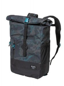 Plecak Holler rolowany z przegrodą na laptopa – petrol mossy Meatfly. Niebieskie plecaki Meatfly. Za 271,99 zł.