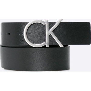 Calvin Klein Jeans - Pasek. Czarne paski marki Calvin Klein, w paski, z jeansu. W wyprzedaży za 219,90 zł.