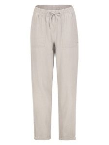 Eight2Nine Spodnie w kolorze kremowym rozmiar: S. Brązowe spodnie z wysokim stanem Eight2Nine, bez wzorów, z materiału, z podwyższonym stanem. Za 73,76 zł.