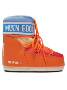 Moon Boot Śniegowce 80D1409520 Pomarańczowy. Brązowe buty zimowe Moon Boot, ze skóry, bez obcasa, bez zapięcia. Za 769,99 zł.