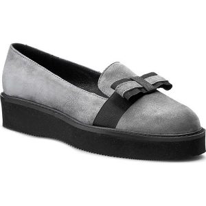 Półbuty SOLO FEMME - 28304-01-E37/000-03-00 Szary. Czółenka marki Solo Femme. W wyprzedaży za 239,00 zł.