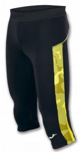 Legginsy do biegania damskie Joma Pirate Pants Olimpia. Czarne legginsy JOMA, bez wzorów, z elastanu. Za 77,99 zł.
