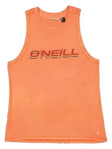 O'Neill Top w kolorze pomarańczowym rozmiar: XS. Pomarańczowe topy O'Neill, xs, bez wzorów, z bawełny, bez kołnierzyka, bez ramiączek. Za 32,98 zł.