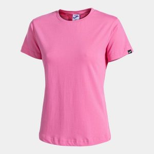 T-shirt damski Joma Desert Pink, krótki rękaw, 100% bawełna, XL. Czerwone t-shirty JOMA, xl, bez wzorów, z bawełny, bez kołnierzyka, bez ramiączek. Za 129,99 zł.