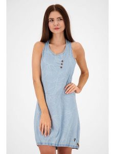 Alife and kickin Sukienka "Cameron" w kolorze błękitnym rozmiar: M. Niebieskie sukienki Alife and Kickin, na co dzień, m, bez wzorów, sportowe, bez kołnierzyka, bez ramiączek, mini, proste. Za 82,99 zł.