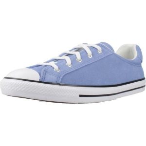 Buty CONVERSE CHUCK TAYLOR ALL STAR DAINTY LUCKY OX Niebieski. Niebieskie trampki Converse, bez wzorów, ze skóry, bez zapięcia. Za 291,99 zł.