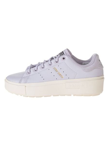 Adidas Skórzane sneakersy "Stan Smith Bonega X" w kolorze fioletowym rozmiar: 36 2/3. Różowe trampki ADIDAS, bez wzorów, bez zapięcia. Za 314,95 zł.