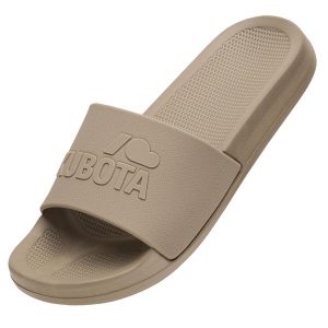 Kubota Klapki Basenowe Basic Plain. Brązowe klapki Kubota, bez wzorów, bez obcasa. Za 99,99 zł.