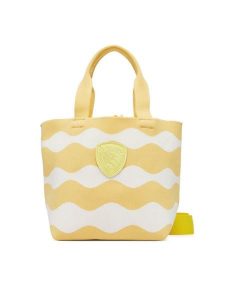 Blauer Torebka S6XSBASKET01/KNI Żółty. Żółte shopper bag Blauer, bez wzorów, z materiału, bez dodatków. Za 339,99 zł.