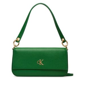 Torebka Calvin Klein. Zielone torebki klasyczne Calvin Klein, bez wzorów, bez dodatków. Za 379,99 zł.