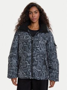 Guess Kurtka zimowa W5BL47 W3702 Szary Regular Fit. Szare kurtki Guess, na zimę, l, z aplikacjami, z syntetyku, bez kaptura. Za 509,99 zł.