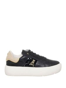 Patrizia Pepe Skórzane sneakersy w kolorze czarnym rozmiar: 35. Czarne trampki Patrizia Pepe, bez wzorów, bez zapięcia. Za 263,53 zł.