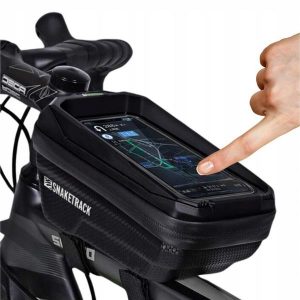 Torba rowerowa na ramę Forever Snake TrackST03. Czarne torebki klasyczne FOREVER, bez wzorów, bez dodatków. Za 74,90 zł.
